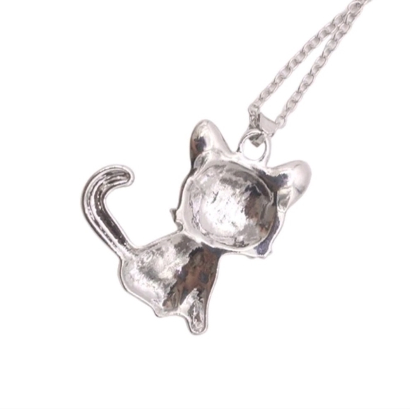 Kitty Cat Pendant Necklace - Picture 2 of 4